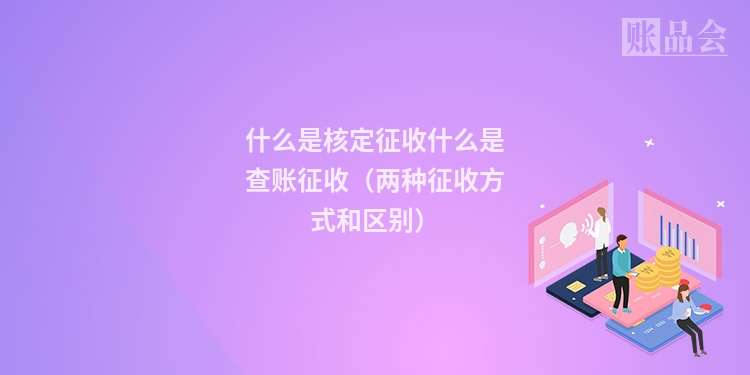 什么是核定征收什么是查账征收（两种征收方式和区别）