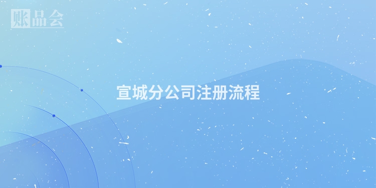 宣城分公司注册流程
