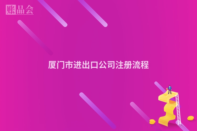 厦门市进出口公司注册流程